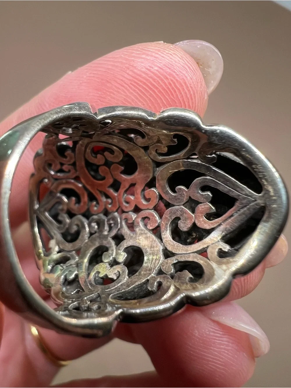 SARDA FAITH OVER FEAR RING III™ IN RIGHT WAVE™ MYSTIC QUARTZ